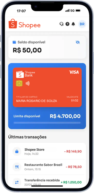Aplicativo Shopee